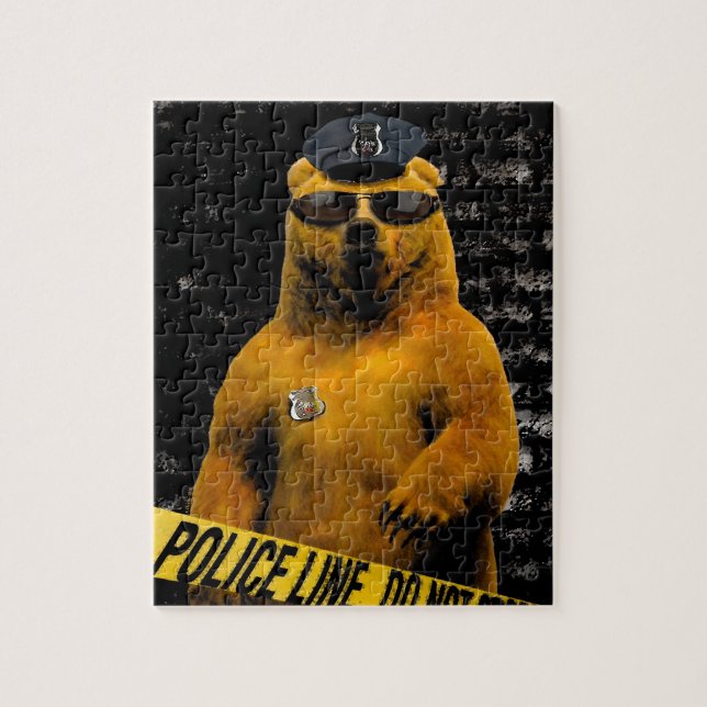 Police Officer Bear! Jigsaw Puzzle (Vertical)