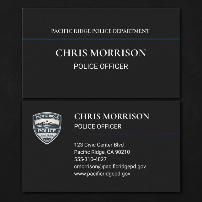 Police Officer Business Card (Creator Uploaded)