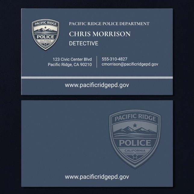 Police Officer Business Card (Creator Uploaded)