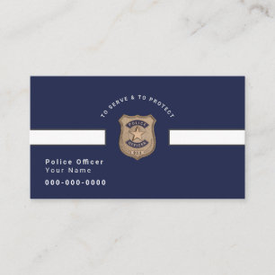 Police Officer Business Card