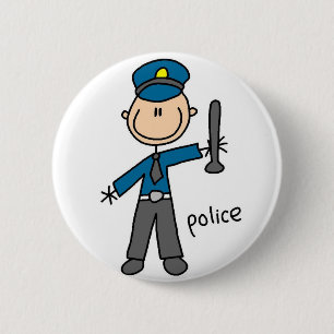 Police Officer Button