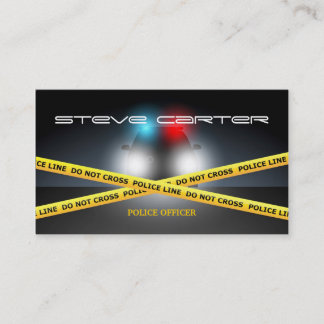 Police Officer Cop Policeman Criminalist Card