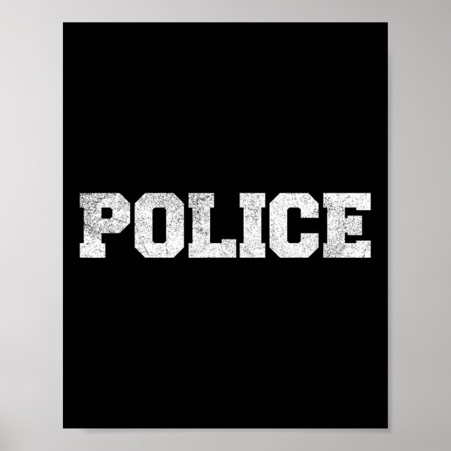 Police Officer Costume Apparel  Poster (Front)