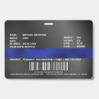 Police Officer Custom Law Enforcement Photo ID