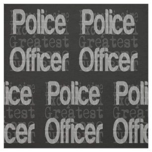 Police Officer Extraordinaire Fabric
