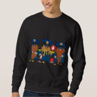 Police Officer Funny Gnomes Thin Blue Line Design