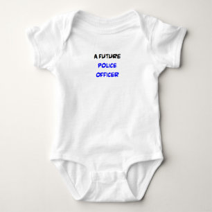 police officer, future baby bodysuit