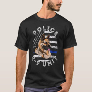 Police Officer German Shepherd Police K9 Unit Usa T-Shirt