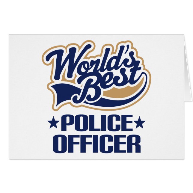 Police Officer Gift (Front Horizontal)