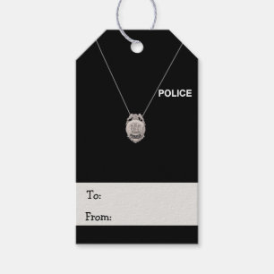 Police Officer Gift Tags