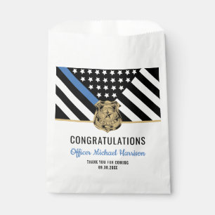 Police Officer Graduation Law Enforcement Academy Favour Bags