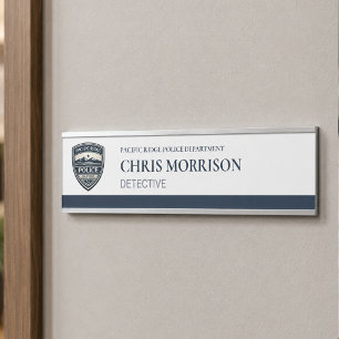 Police Officer Logo  Door Sign