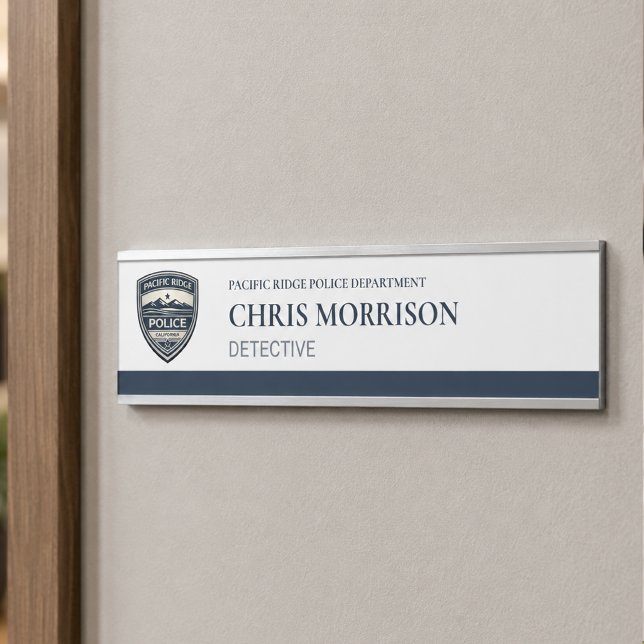 Police Officer Logo  Door Sign (Creator Uploaded)