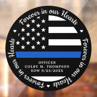 Police Officer Memorial Forever In Our Hearts