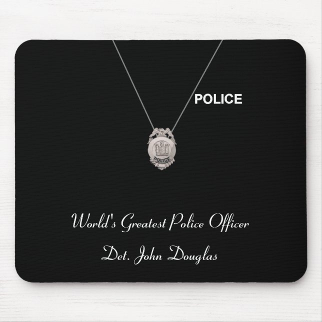 Police Officer Mousepad (Front)