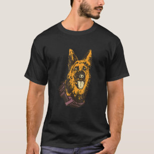 Police Officer Police Dog K9 Unit German Shepherd  T-Shirt