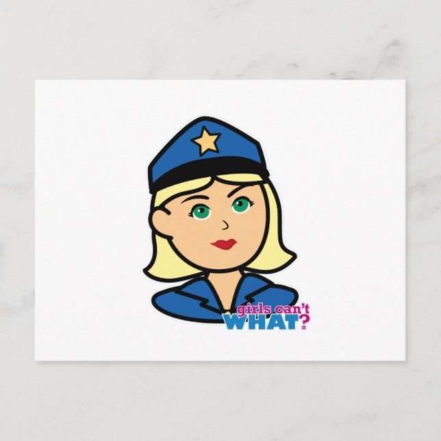Police Officer Postcard (Front)