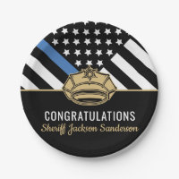 Police Officer Thin Blue Line Retirement Party