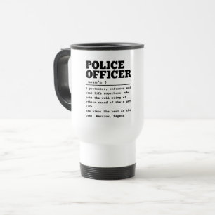 Police Officer Travel Mug