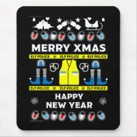 police officer ugly xmas sweater