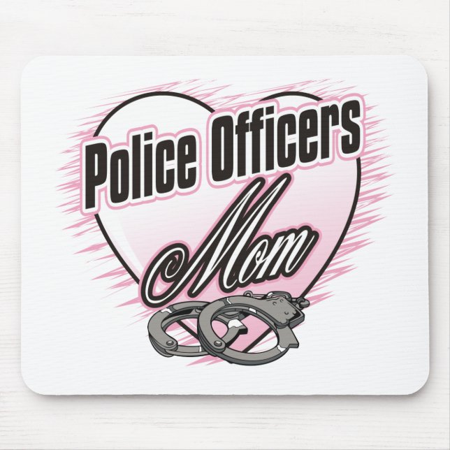 Police Officers Mum Mouse Pad (Front)