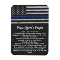 Police Officers Prayer Thin Blue Line