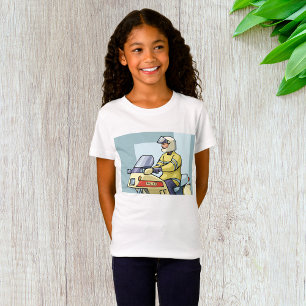 Police On A Motorbike Girls T-Shirt