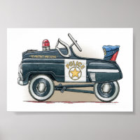 Police Pedal Car Cop Car