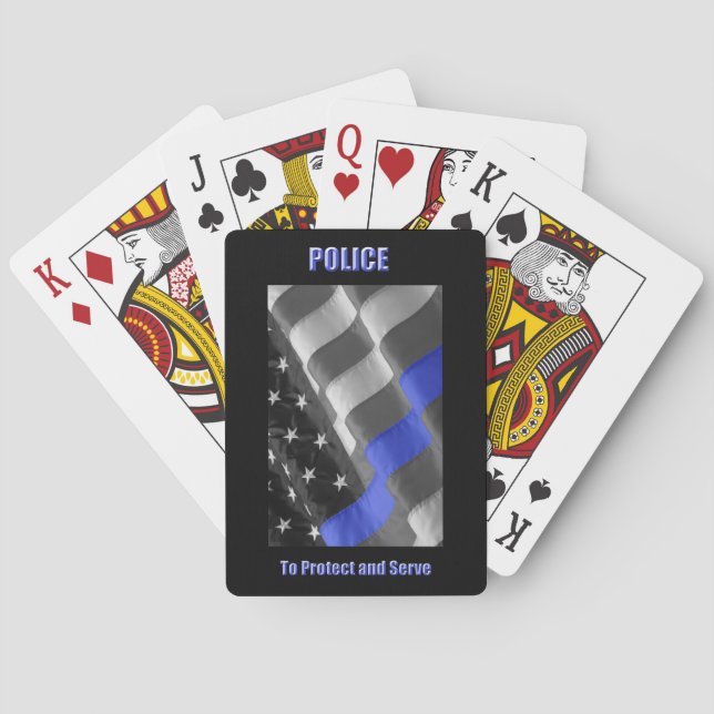 Police Playing Cards (Back)
