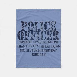 Police Prayer Blanket