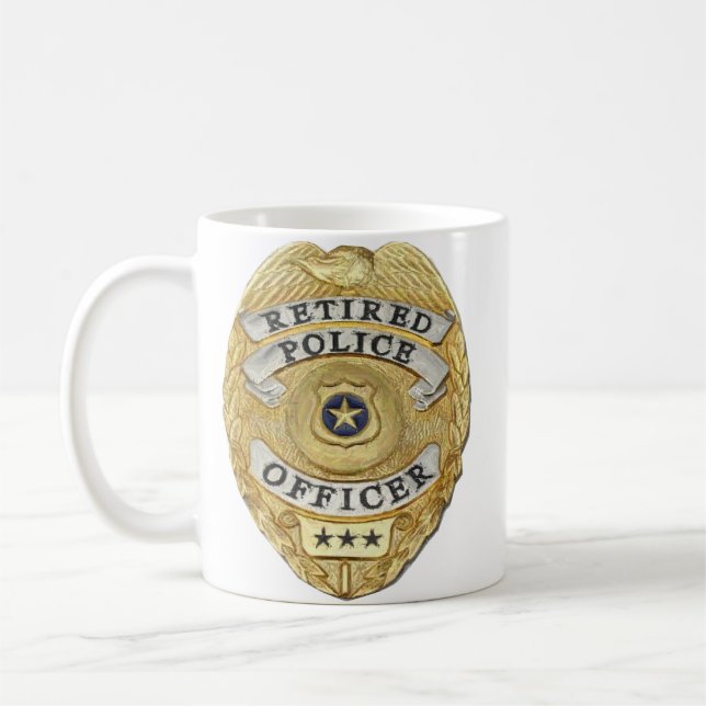 Police Retired Mug (Left)