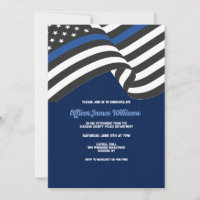 Police Retirement Party Invitation