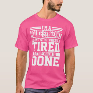 Police Sergeant Apparel  Awesome  Sergeants Design T-Shirt