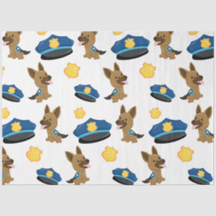 Police Series Design 6 Tissue Paper