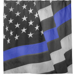 Police Shower Curtain