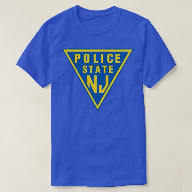 POLICE STATE NJ T-Shirt (Design Front)