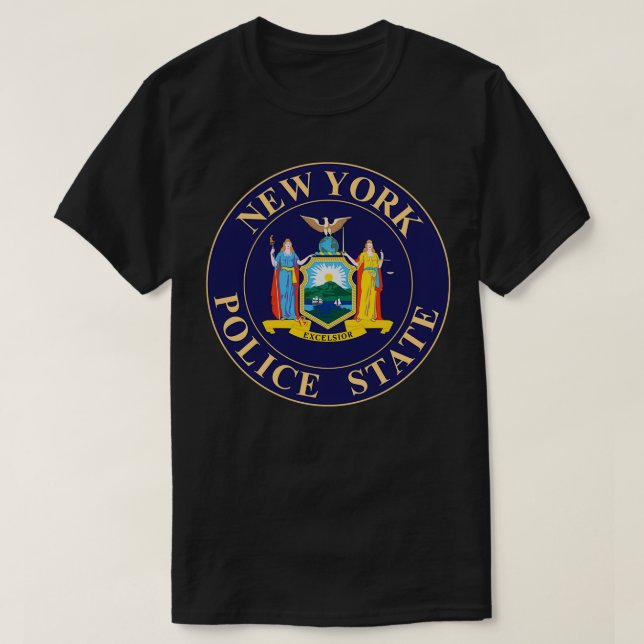 POLICE STATE NY T-Shirt (Design Front)