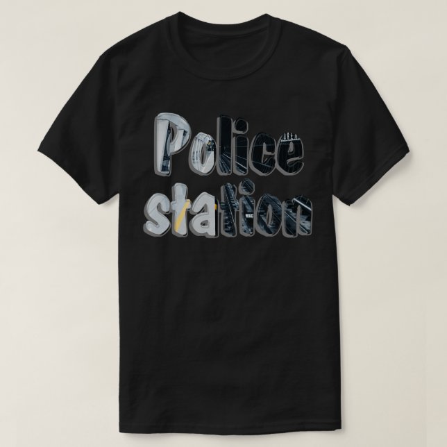 Police station T-Shirt (Design Front)