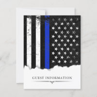 Police Style American Flag Party|Event Guest Info