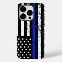 Police Styled Distressed American Flag