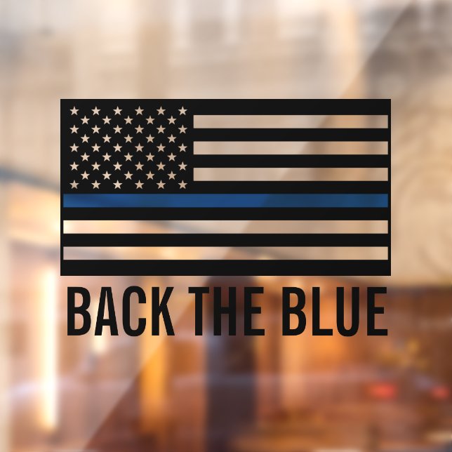 Police Support Back The Blue Thin Blue Line (Sheet 2)