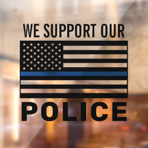 Police Support Law Enforcement Thin Blue Line