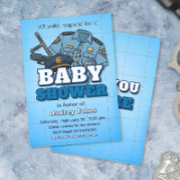 Police Themed Baby Shower 
