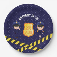 Police themed Birthday Party personalised