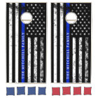 Police Themed Flag Custom Family Name