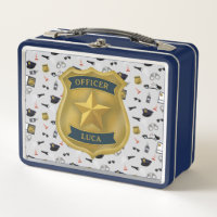 Police Themed Policeman Cop Officer Name