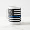 Police Thin Blue Line American Flag Add Name