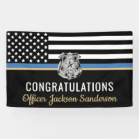 Police Thin Blue Line Congratulations Retirement