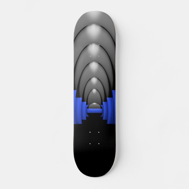 Police Thin Blue Line Skateboard (Front)