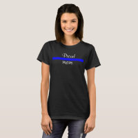 Police Thin Blue Line Support Proud MOM Mother